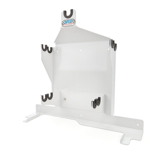 Nerf Bar and Bumper Rack - Wall Mount - U Channels - Aluminum - White Powder Coat - Each