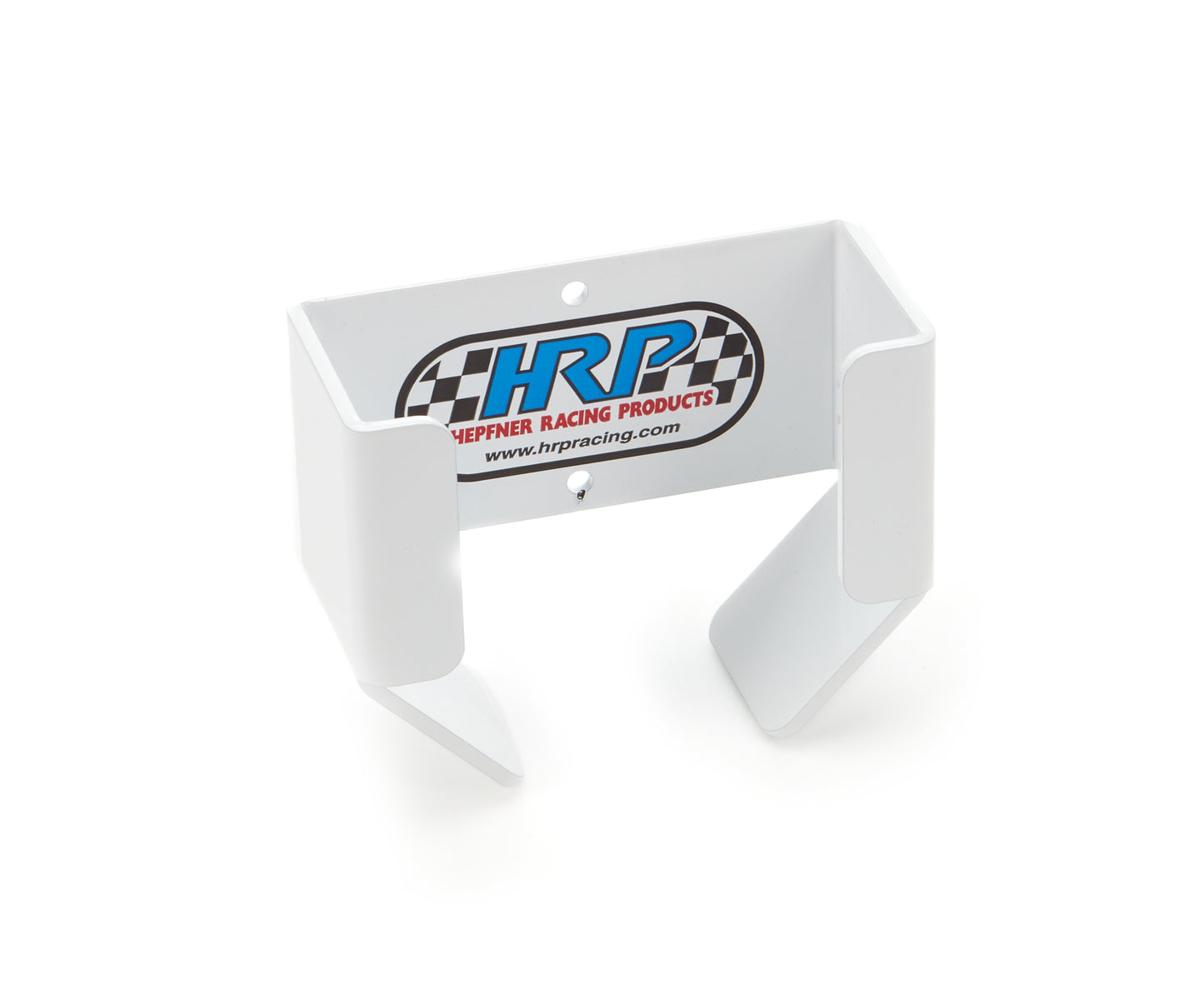 Tire Pressure Gauge Holder - Wall Mount - Aluminum - White Powder Coat - Large Tire Gauges - Each