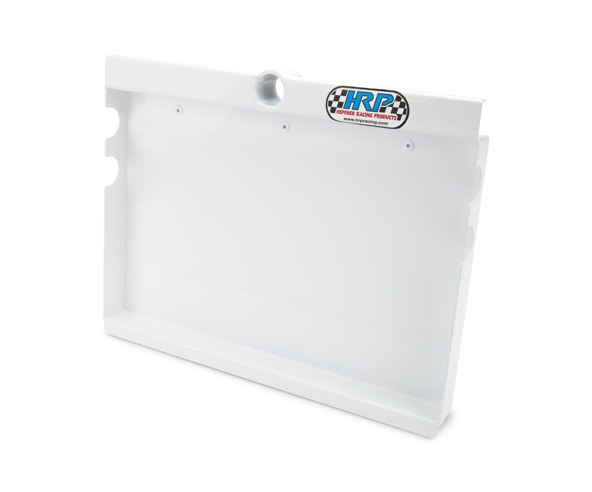 Torsion Bar Tray - Bumper Mount - 2 Torsion Bar Capacity - Aluminum - White Powder Coat - Sprint Car - Each