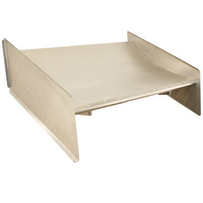 Nose Wing - 2 in Dish - Super Boards - Aluminum - Natural - Sprint Car - Kit