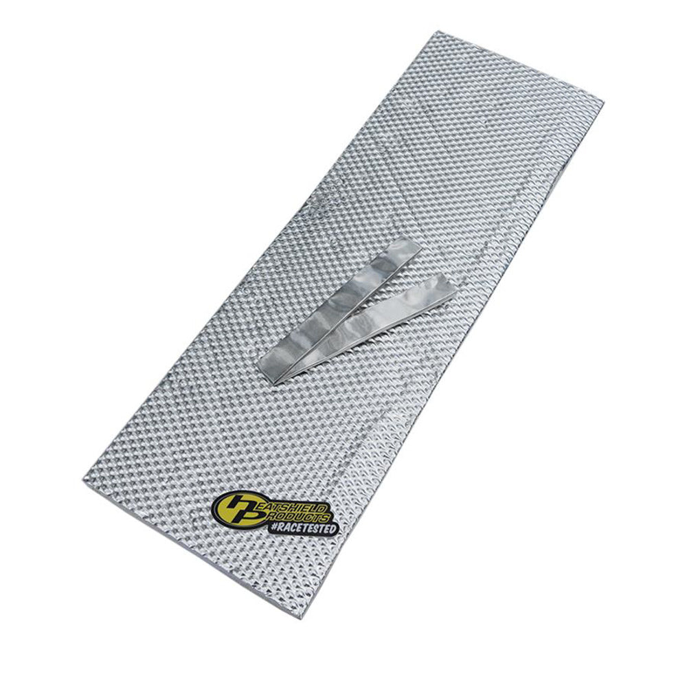 Heat Shield - Sticky Shield - 1/8 in Thick x 23 in Wide x 2 ft Long - 1100 Degrees - Aluminized Multi-Layer Cloth - Each