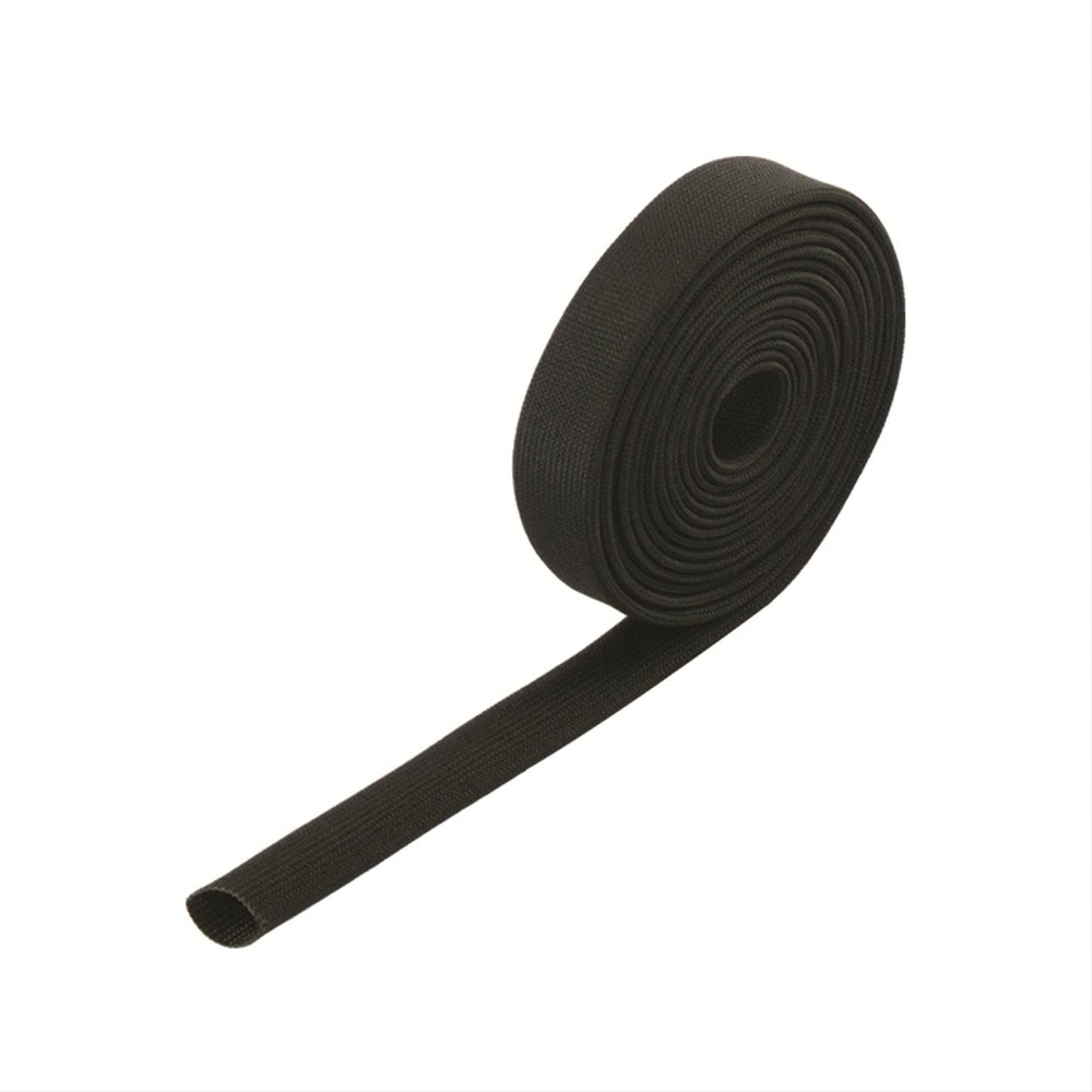 Hose and Wire Sleeve - Hot Rod Sleeve - 1 in ID - 10 ft Roll - 1100 Degrees - Fiberglass - Black - Each