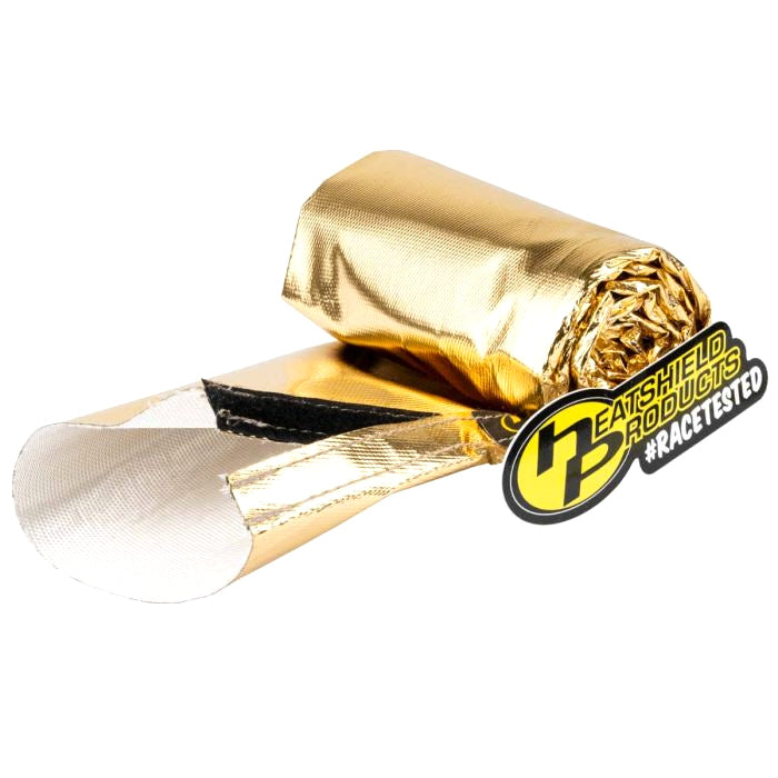 Hose and Wire Sleeve - Cold Gold Sleeve - 3 in ID - 3 ft Roll - 1100 Degrees - Fiberglass - Gold - Each