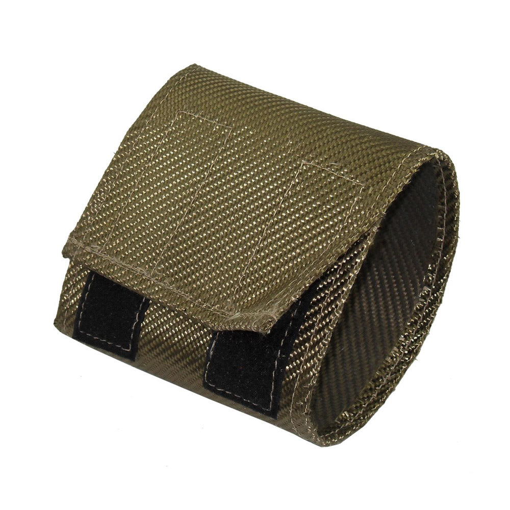 Starter Heat Shield - Lava HeatShield - 7-1/4 in x 21-3/4 in - 1200 Degrees - Hook and Loop Closure - Woven Fiberglass - Carbon Fiber Look - Each