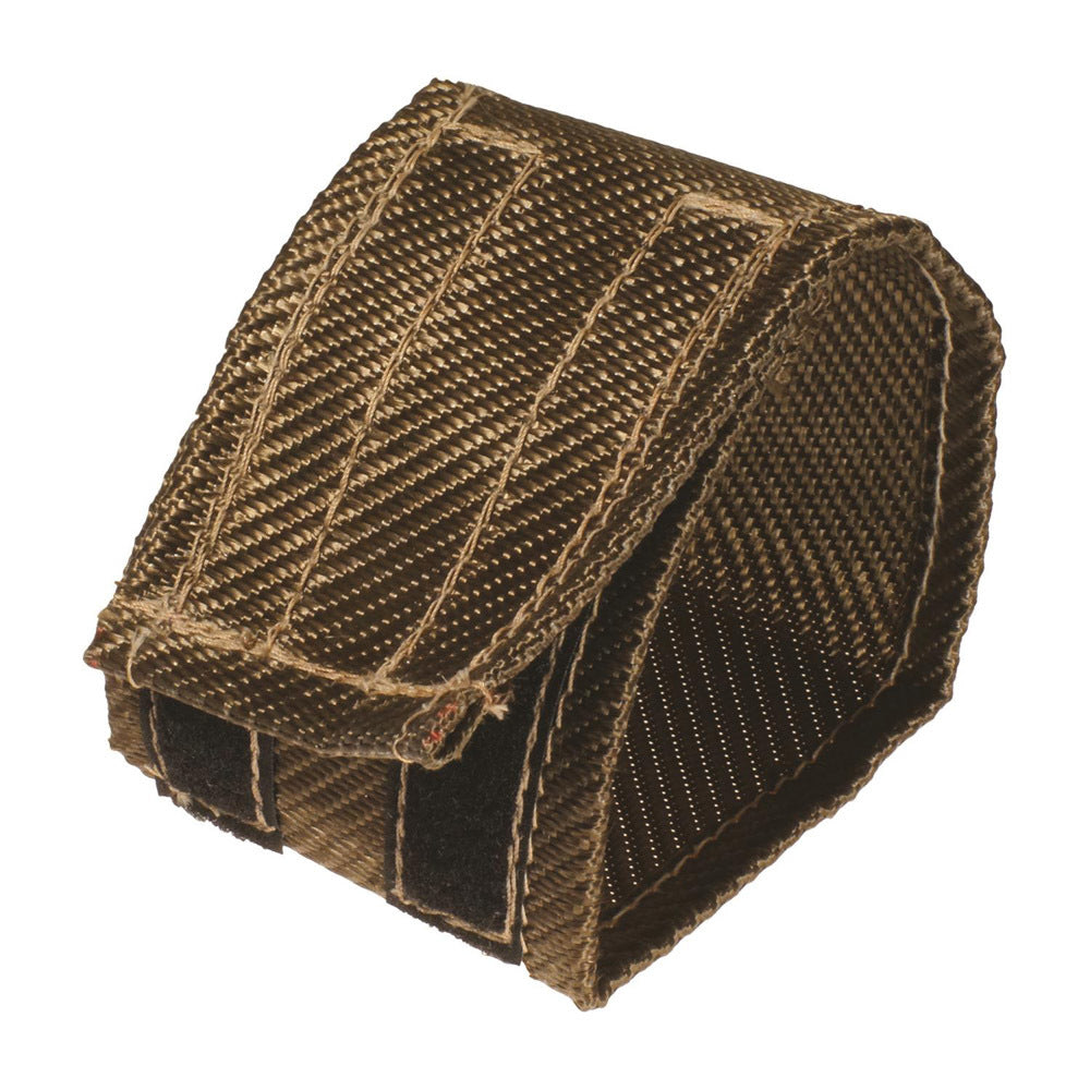 Starter Heat Shield - Lava HeatShield - 3-1/2 in x 18 in - 1200 Degrees - Hook and Loop Closure - Woven Fiberglass - Carbon Fiber Look - Each