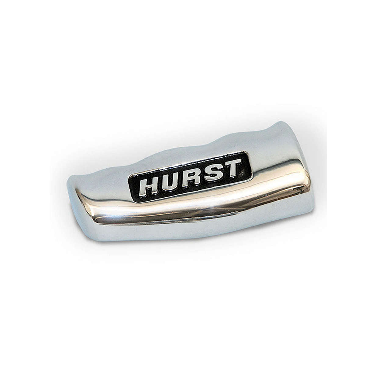 Shifter Knob - T-Handle - 3/8-16, 3/8-24, 7/16-20, 1/2-20 in, 10 mm x 1.25, 10 mm x 1.5, 12 mm x 1.25, 12 mm x 1.75 Thread - Hurst Logo - Aluminum - Polished - Universal - Each