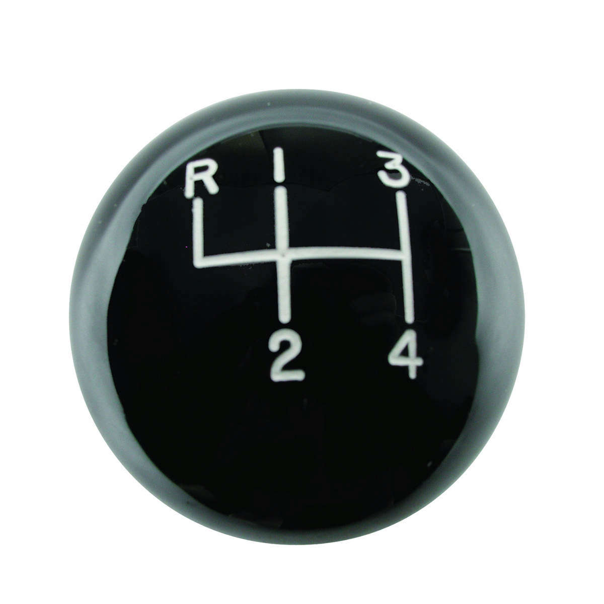 Shifter Knob - Classic - 3/8-16 in Thread - Plastic - Black - 4 Speed - Universal - Each