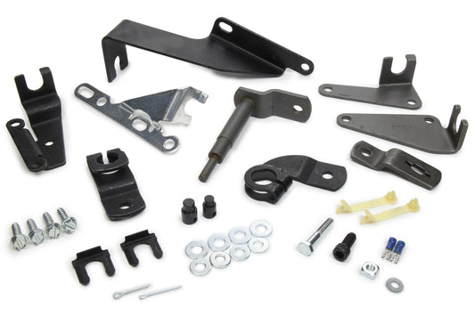 Shifter Installation Kit - Brackets / Hardware / Levers - Steel - Hurst Quarter Stick Shifter - Kit