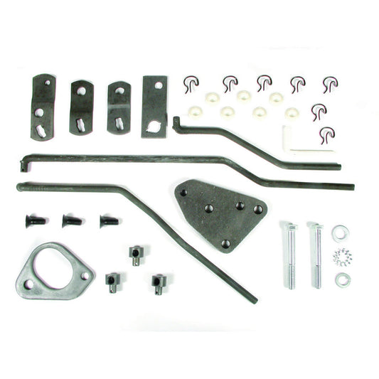 Shifter Installation Kit - Arms / Brackets / Hardware - Steel - Muncie - Hurst Competition / Plus - GM F-Body 1969 - Kit