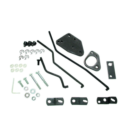 Shifter Installation Kit - Arms / Brackets / Hardware - Steel - Muncie - Hurst Competition / Plus - GM A-Body / F-Body 1970-74 - Kit