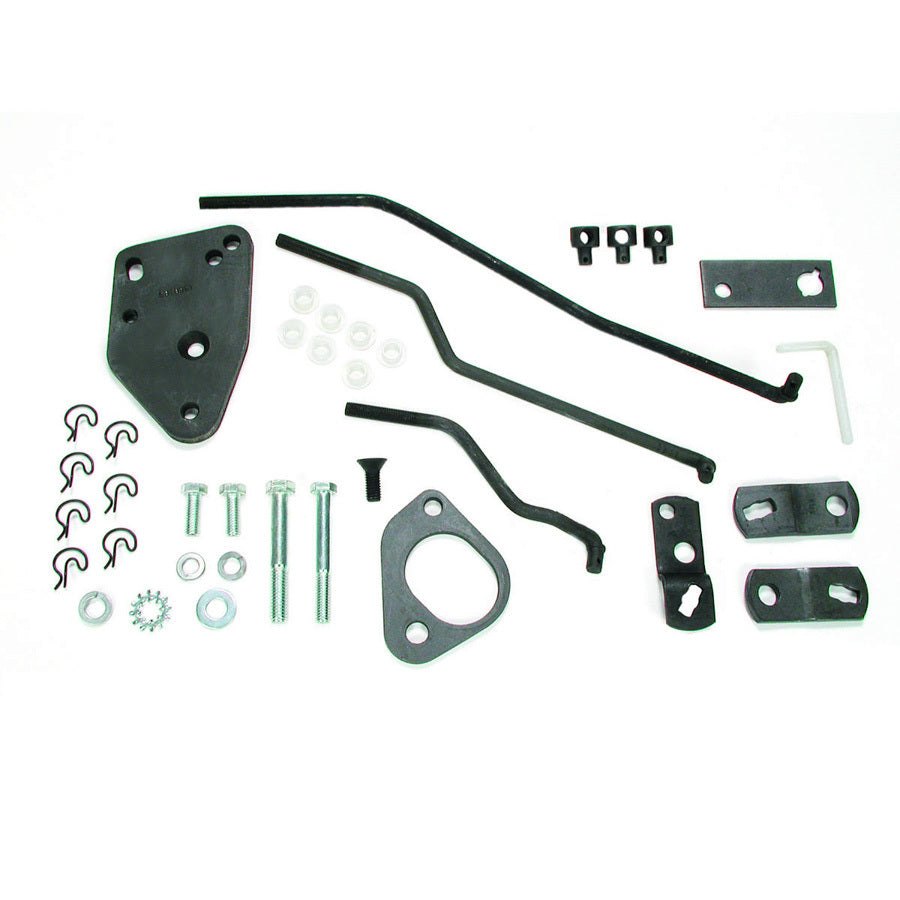 Shifter Installation Kit - Arms / Brackets / Hardware - Steel - Muncie - Hurst Competition / Plus - GM F-Body 1973-74 - Kit