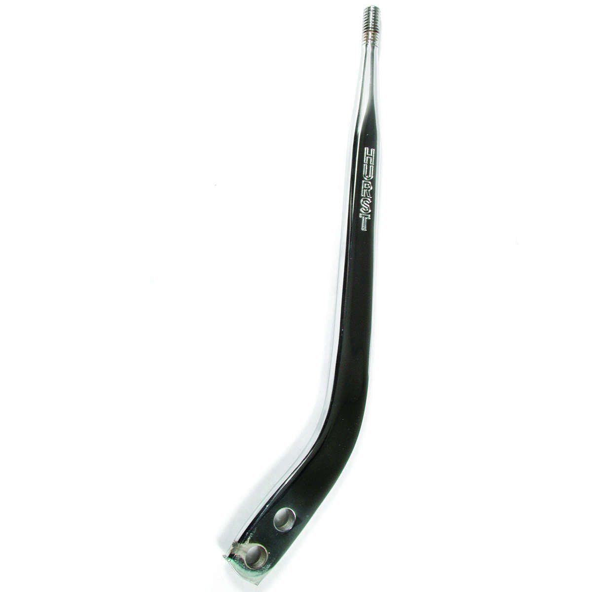 Shifter Stick - Competition Plus - Single Bend - 10 in - 3/8-16 in Thread - Steel - Chrome - Hurst Manual Shifters - Each