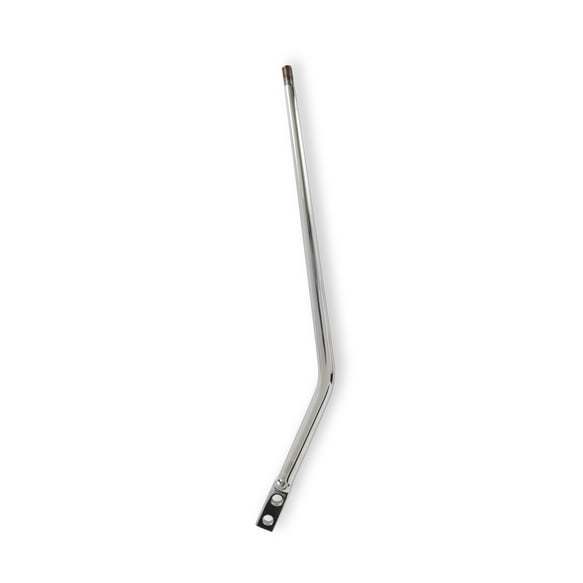 Shifter Stick - Single Bend - 16 in - 3/8-16 in Thread - Steel - Chrome - Universal - Each