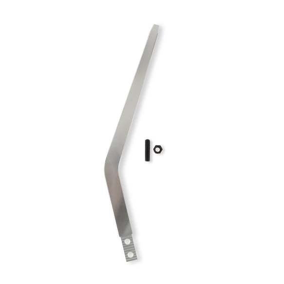 Shifter Stick - Single Bend - 16 in - 3/8-16 in Thread - Hardware Included - Aluminum - Natural - Universal - Each