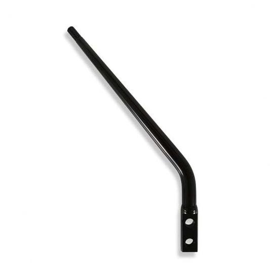 Shifter Stick - Single Bend - 10 in - 3/8-16 in Thread - 5-1/2 in Set-Back - Steel - Black Powder Coat - Universal - Each