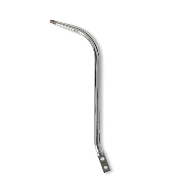 Shifter Stick - Double Bend - 16.5 in - 3/8-16 in Thread - 4-1/2 in Set-Back - Steel - Chrome - Universal - Each