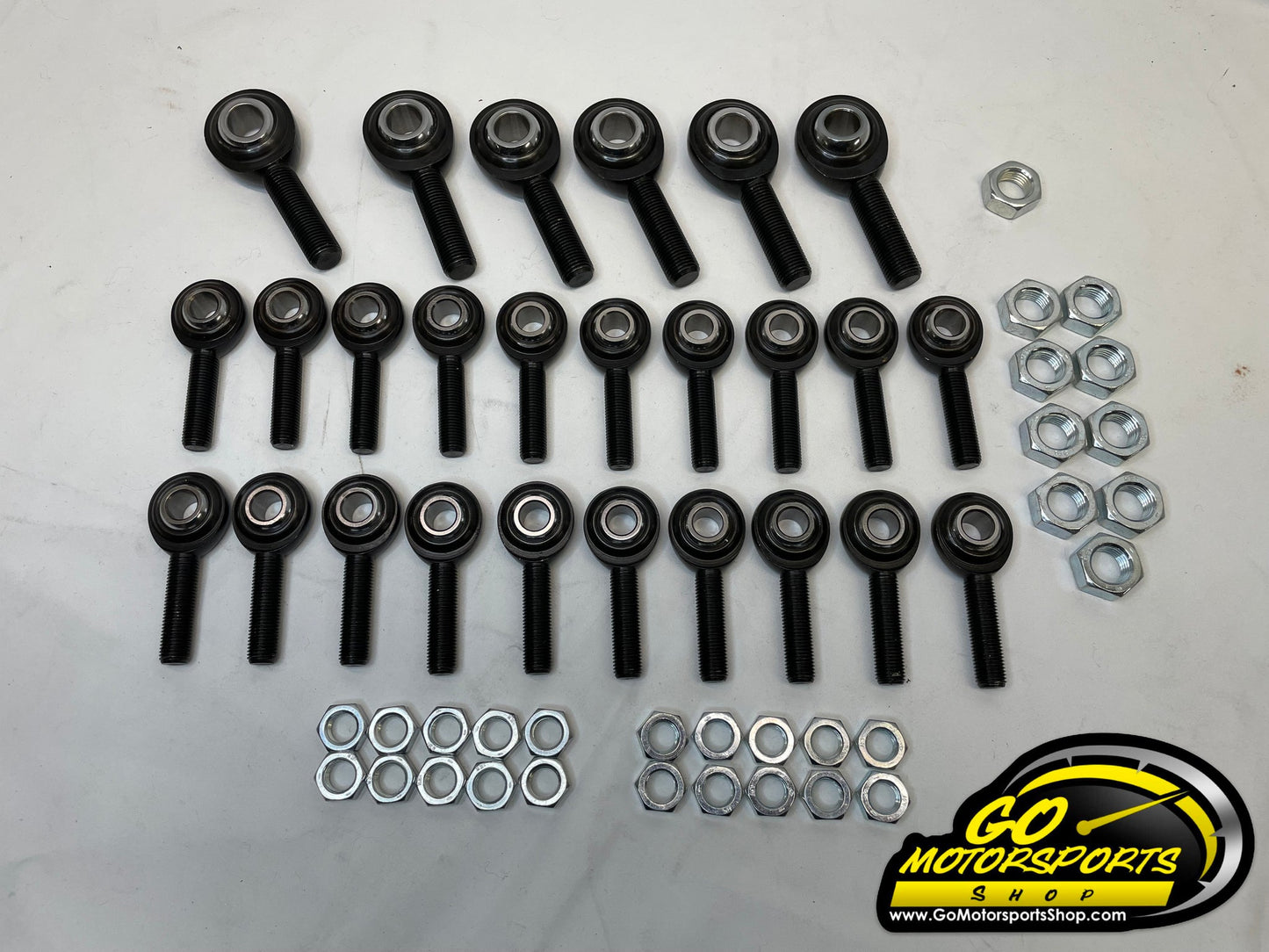 Go Motorsports Bandolero Black Oxide Chromoly Heim/Jam Nut Package