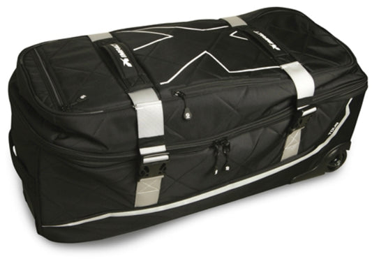 Gear Bag - Crossroads - Roller Wheels - Zipper Closure - Retractable Handle - Impact Logo - Black / White - Each