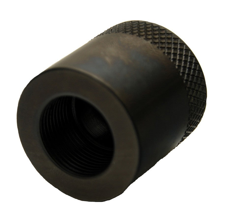 Caster / Camber Gauge Adapter - 5/16-18 in Gauge Bolt to 3/4-20 in Thread - Steel - Black Oxide - GM Spindle - Each