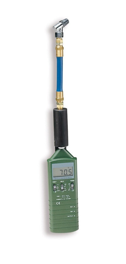 Humidity / Temperature Meter - Tire - Valve Stem Adapter - Digital - Each