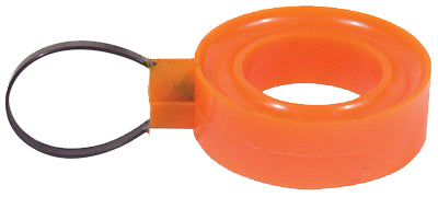 Spring Rubber - Medium - 2.5 to 2.625 in Springs - 1.25 in Height - Polyurethane - Orange - Each