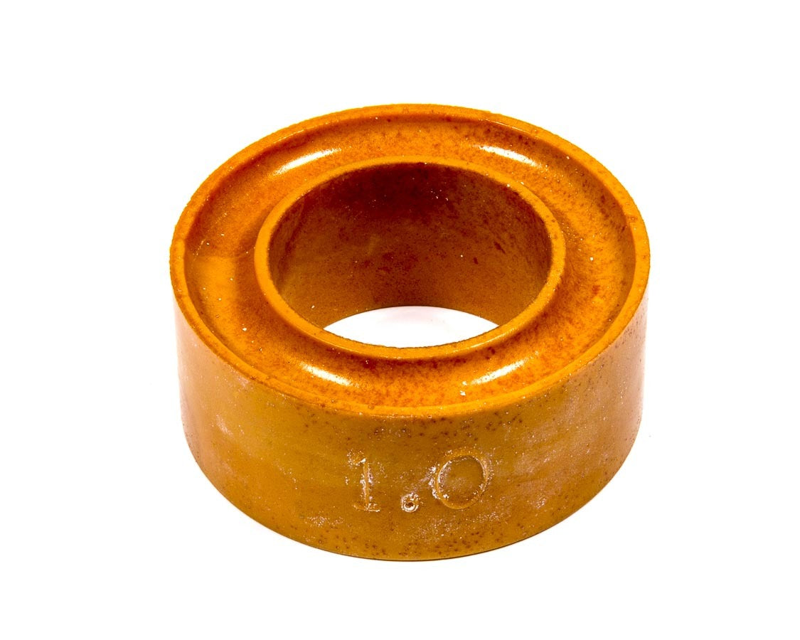 Spring Rubber - Speedthane - Medium - 2.5 to 2.625 in Springs - 1 in Height - Polyurethane - White - Each