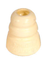 Bump Stop - 2.25 in Tall - 1.93 in OD - Medium - Polyurethane - White - Each