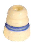 Bump Stop - 2.25 in Tall - 1.93 in OD - Hard - Polyurethane - Blue - Each