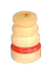 Bump Stop - 3 in Tall - 1.93 in OD - Soft - Polyurethane - Red - Each