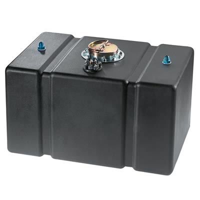 Fuel Cell - Pro Street - 22 gal - 33 in Wide x 17 in Deep x 10 in Tall - 8 AN Outlet / Vent - Foam / Sending Unit - Plastic - Black - Each