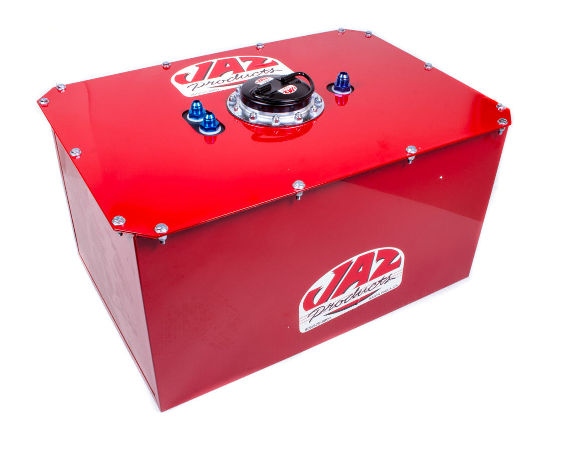 Fuel Cell and Can - Pro Sport - 22 gal - 25 in Wide x 16.75 in Wide x 13.625 in Tall - 10 AN Outlet - 8 AN Vent - Steel - Red - Each