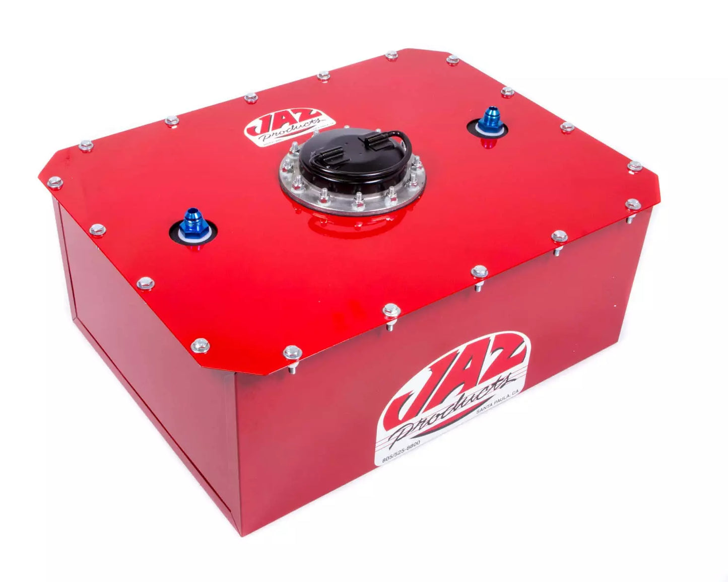 Fuel Cell and Can - Pro Sport - 8 gal - 20.625 in Wide x 15.5 in Deep x 8.375 in Tall - 8 AN Outlet / Vent - Foam - Steel - Red Powder Coat - Each