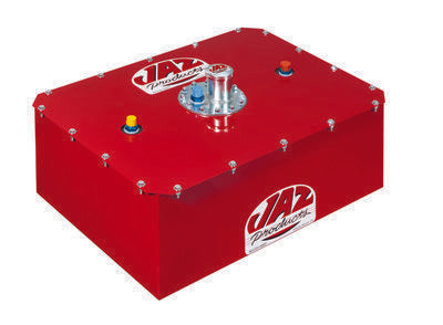 Fuel Cell and Can - Pro Sport - 16 gal - 26 in Wide x 18 in Deep x 10 in Tall - 8 AN Outlet / Vent - Steel - Red Powder Coat - Each