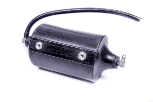 Recovery Tank - Coolant - 1 qt - 1/4 in Hose Barb Inlet - 1/4 in Hose Barb Vent - Hose Included - Plastic - Black - Each