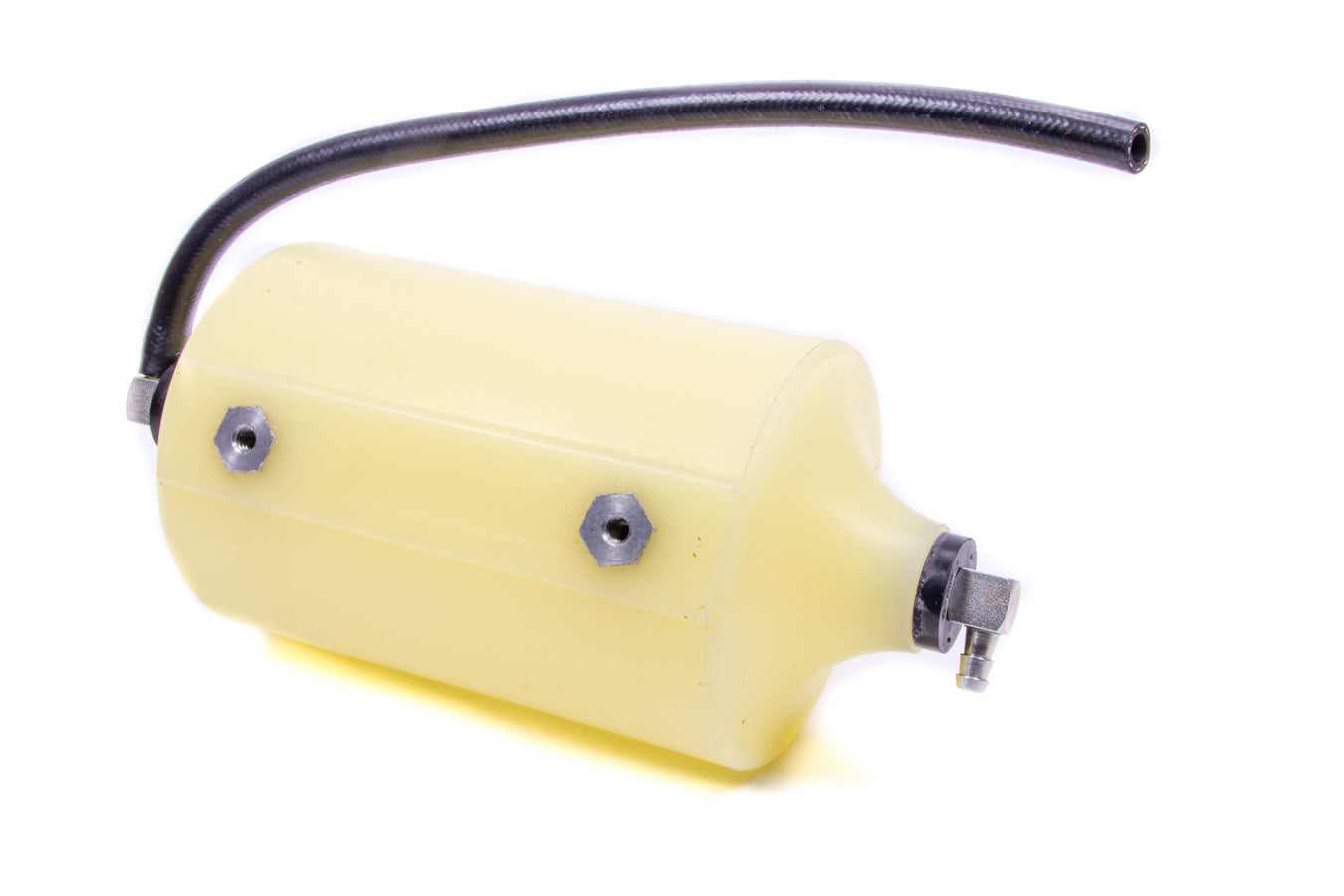Recovery Tank - Coolant - 1 qt - 1/4 in Hose Barb Inlet - 1/4 in Hose Barb Vent - Hose Included - Plastic - Natural - Each