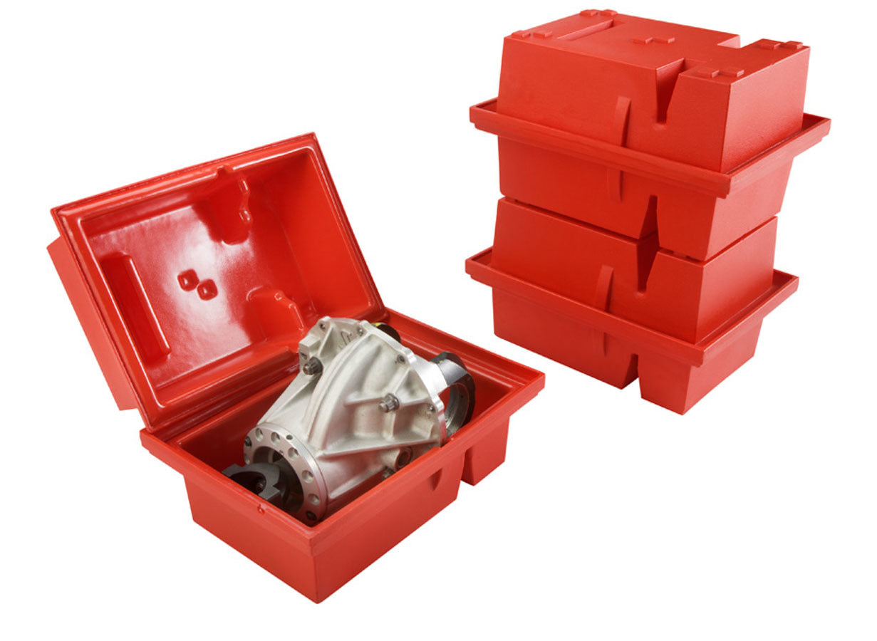 3rd Member Storage Case - Protecto Ultra - Horizontal - Stackable - Plastic - Red - Ford 9 Inch - Each