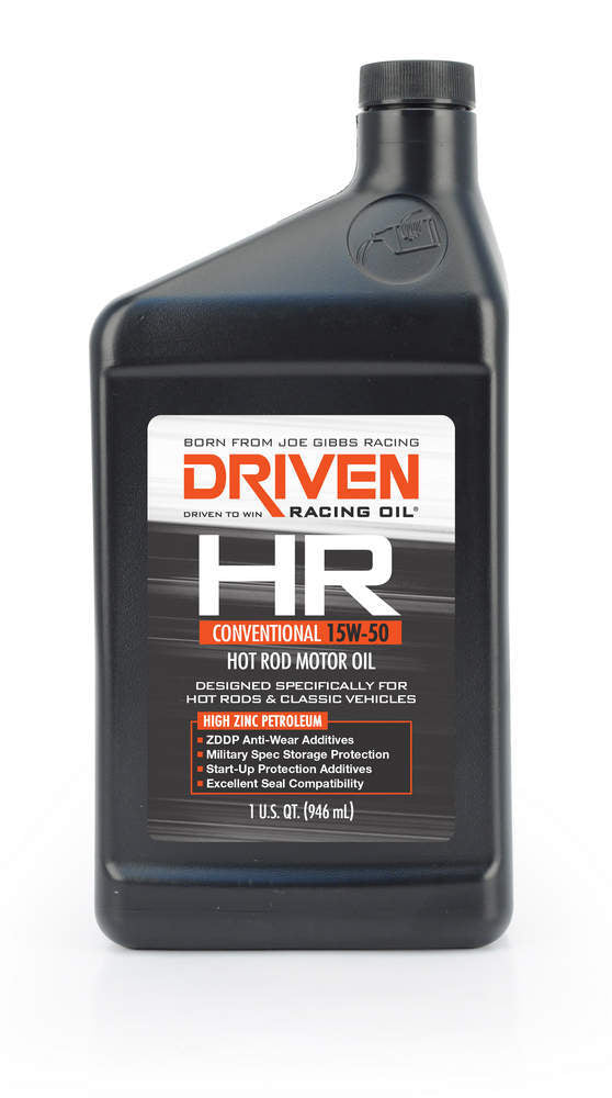 Motor Oil - HR - High Zinc - 15W50 - Conventional - 1 qt Bottle - Each