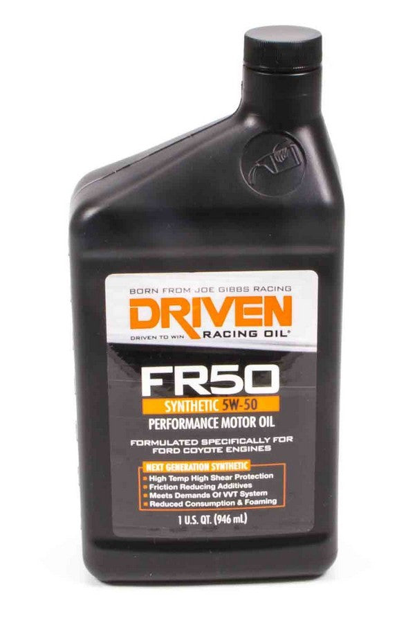 Motor Oil - FR50 - 5W50 - Synthetic - 1 qt Bottle - Each