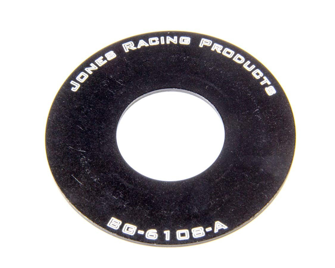 Belt Guide - 1/16 in Thick - 1-1/8 in Hole - Aluminum - Black Anodized - 2-5/8 in Diameter Pulley - Each