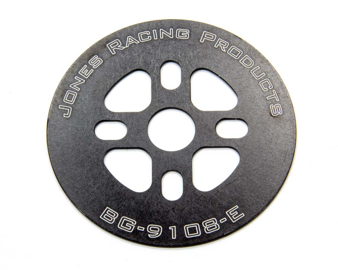 Belt Guide - 1/16 in Thick - 3/4 in Hole - Aluminum - Black Anodized - 4 in Diameter Pulley - Each