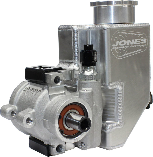 Power Steering Pump - GM Type 2 - 1100 psi - Aluminum Reservoir - Aluminum - Natural - Universal - Each