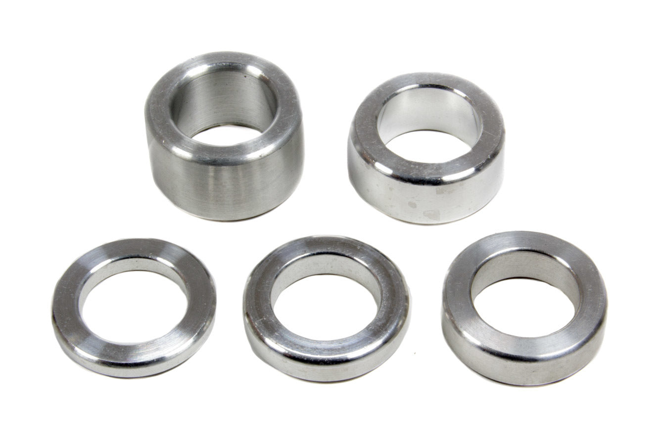 Crank Mandrel Spacer - 0.250 to 1 in Thick - 1-1/8 in Mandrel - Aluminum - Natural - Kit