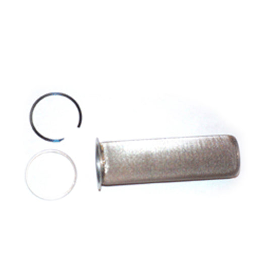 Fuel Filter Element - 100 Micron - Stainless Element - Kluhsman Short In-Line filter - Each