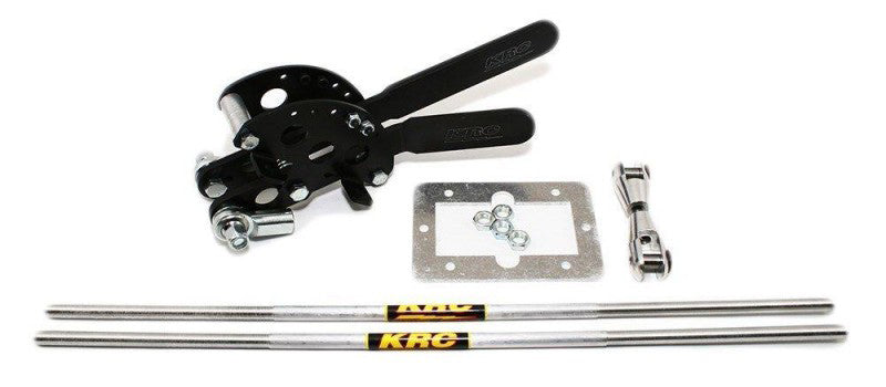 Shifter Assembly - 2 Lever - Floor Mount - Aluminum - Black Anodized - Bert Transmissions - Kit