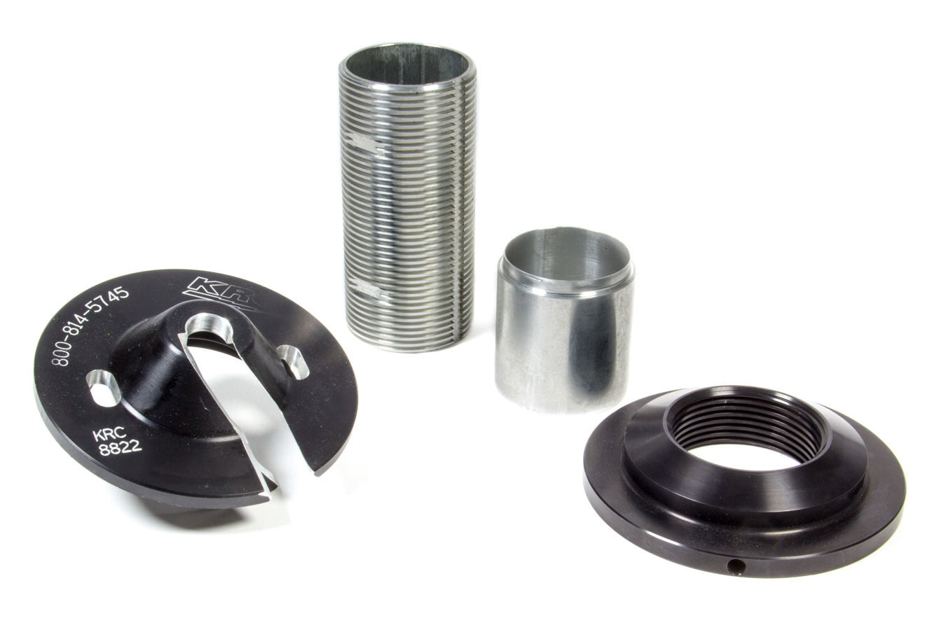 Coil-Over Kit - 5.000 in OD Spring - Aluminum - Black / Clear Anodized - AFCO Shocks - Kit