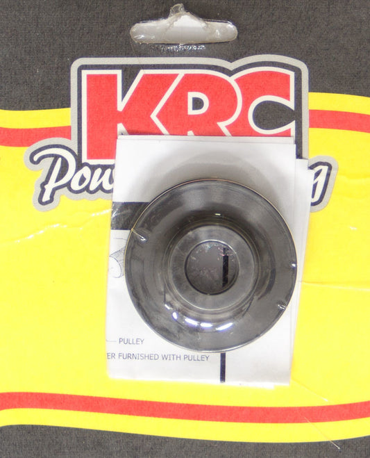 Alternator Pulley - Serpentine - 3-Rib - 1.75 in Diameter - Aluminum - Black Anodized - Denso / Delco Alternators - Each