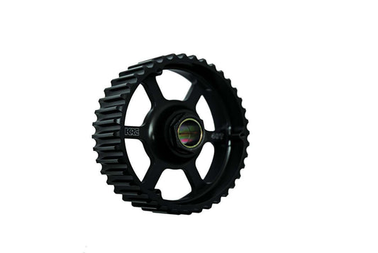 Oil Pump Pulley - HTD - 40 Tooth - 30 mm Wide - C-Lok Clamp - Aluminum - Black Anodized - Each
