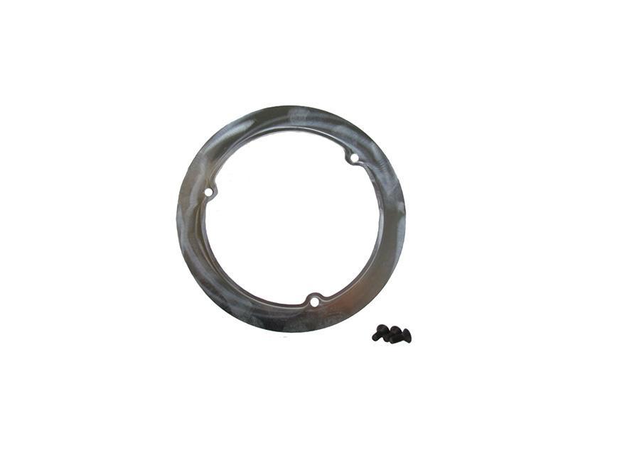 Belt Guide - Rock Guard - Aluminum - Clear Powder Coat - KRC 40 Tooth HTD Pulleys - Kit