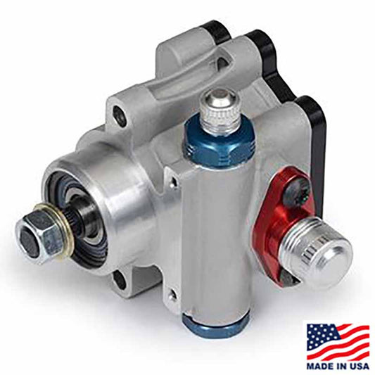 Power Steering Pump - Pro-Series III - 17 Spline - PTO Fuel Pump Output - Aluminum - Natural - Each