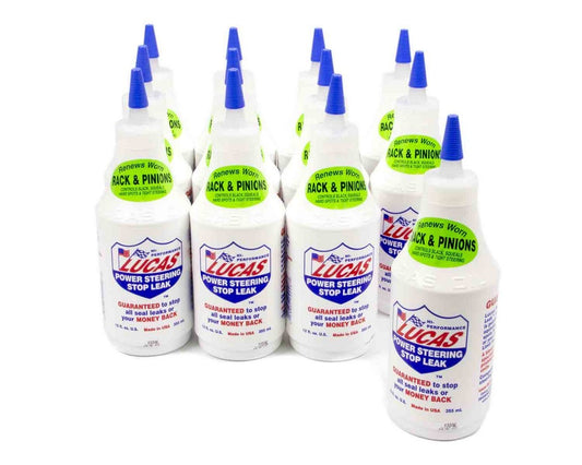 Power Steering Fluid - Stop Leak - 12 oz Bottle - Set of 12